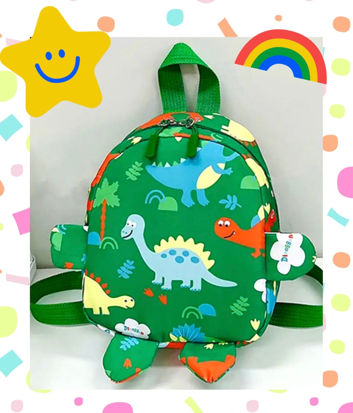 Green Dino Backpack