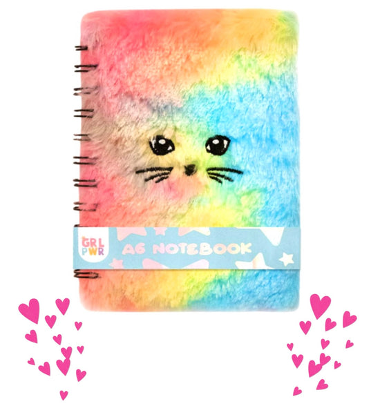 Fluffy Cutesy Pastel Notebook A6