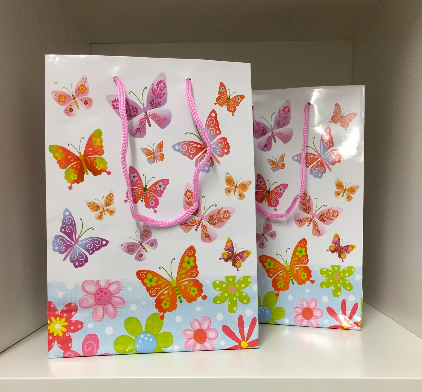 Butterfly Print Gift Bag