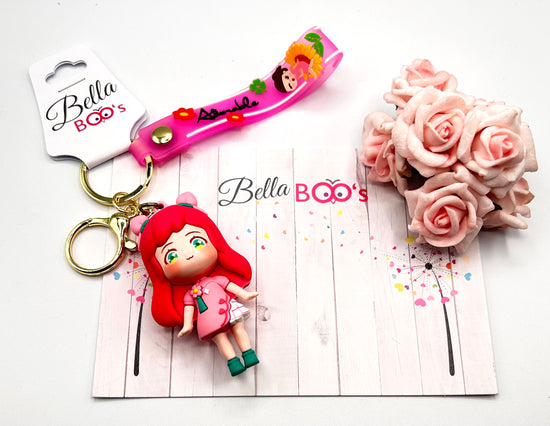 Libby Lou Girl Keyring