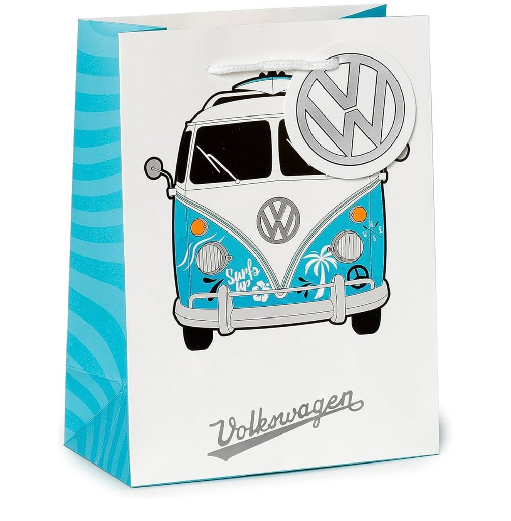 VW Happy Camper Gift Bag - Blue Gift Bags