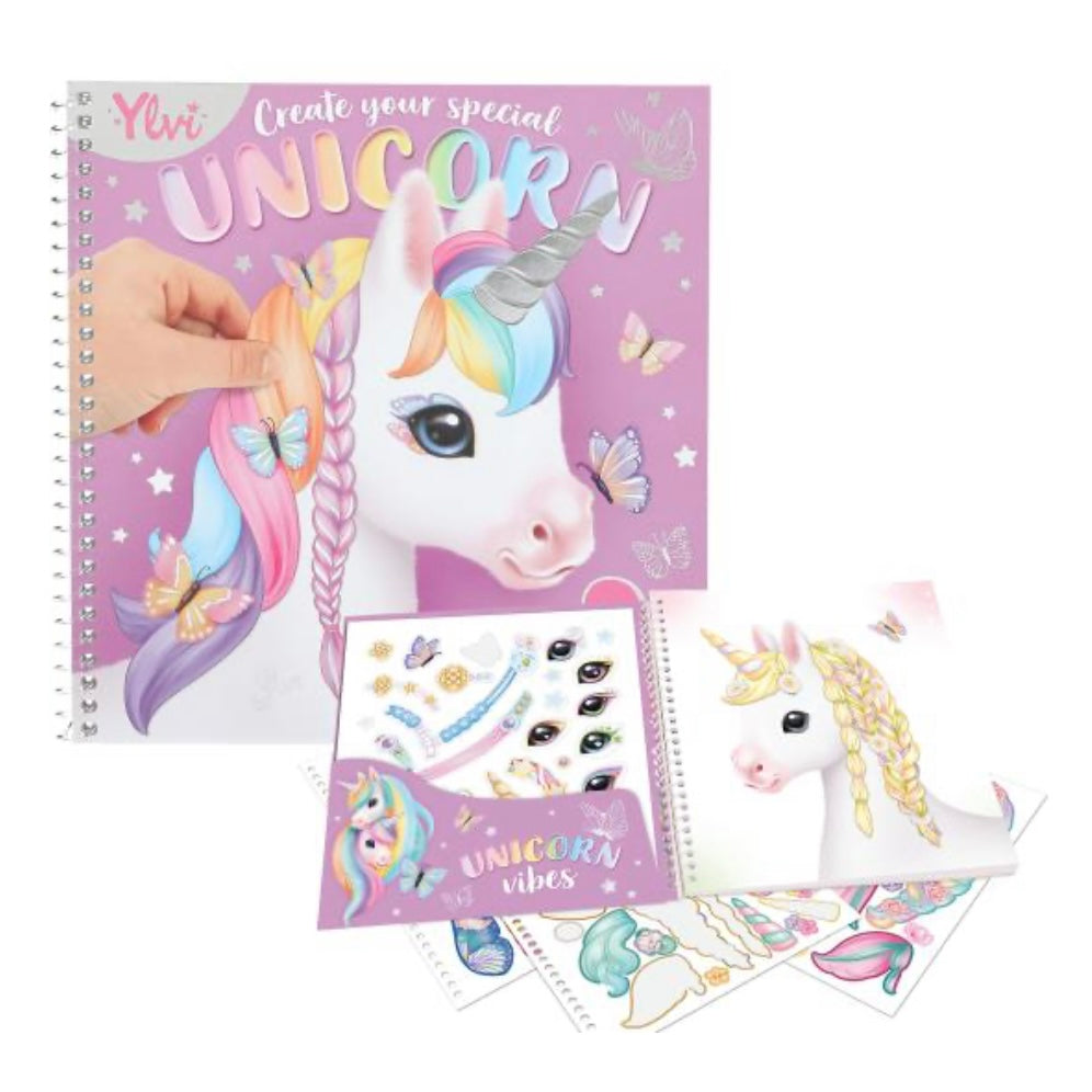 Ylvi Create Your Special Unicorn Dress Me Up Stationary