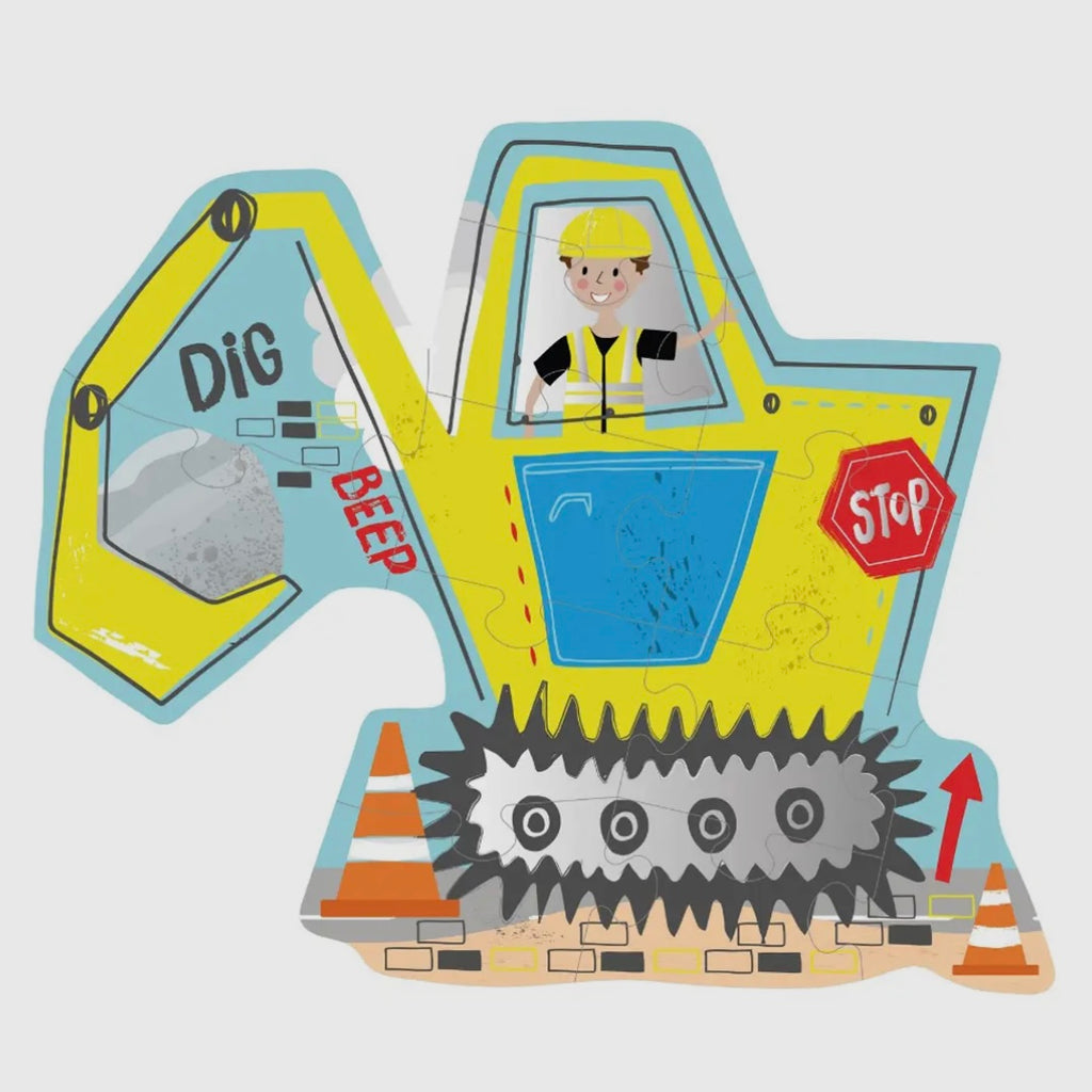 12 Piece Shaped Jigsaw in Shaped Box - Construction Games