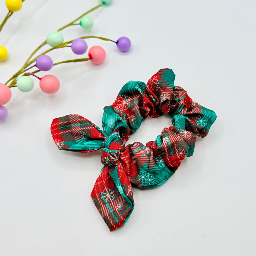 Christmas Snowflake Hair Scrunchie Hair scrunchies