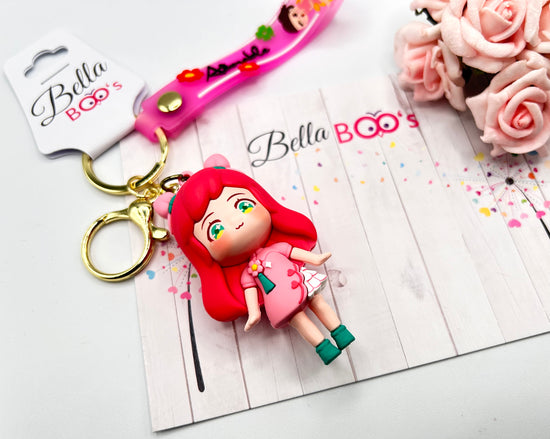 Libby Lou Girl Keyring