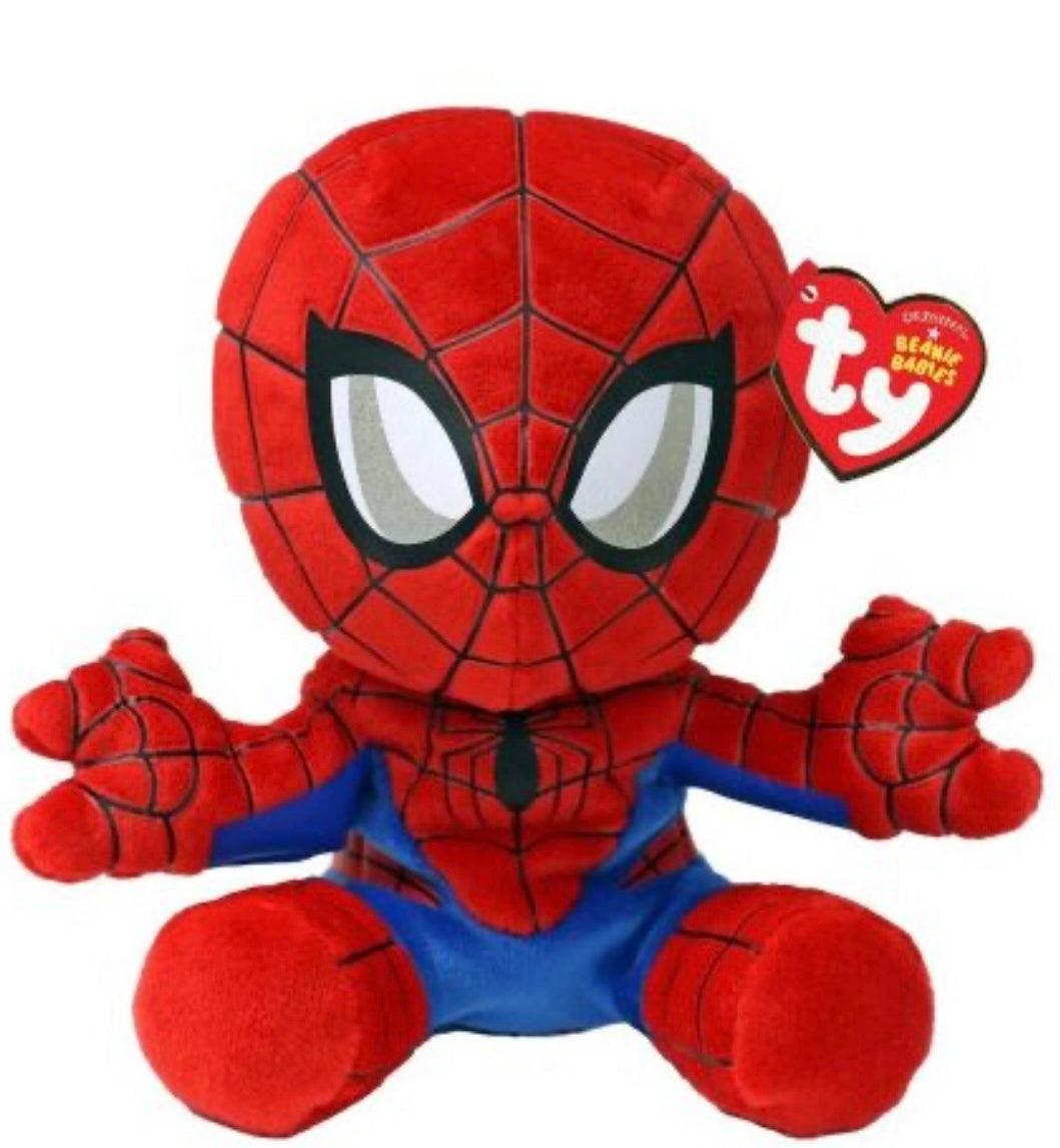 Ty Spiderman Marvel Beanie  20cm