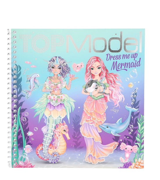 Load image into Gallery viewer, TOPModel Dress Me Up Mermaid Book
