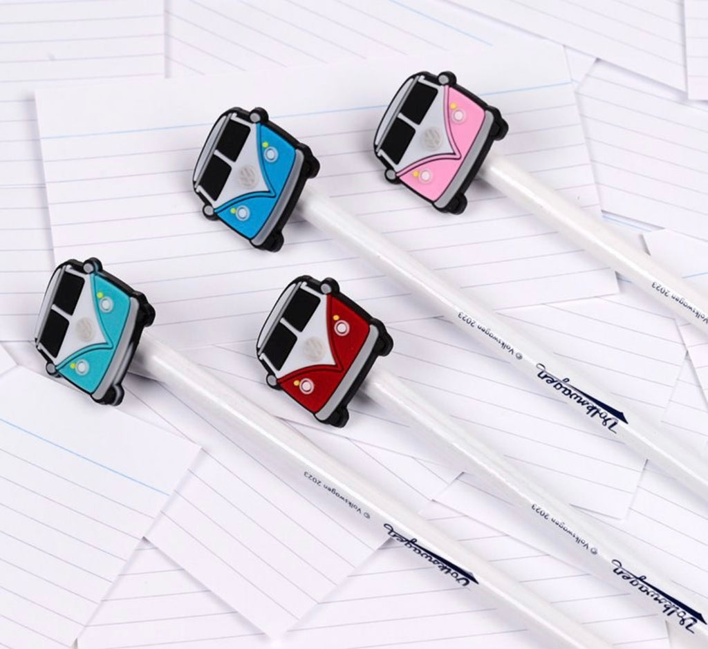 Volkswagen VW T1 Camper Bus Pencil with PVC Topper Stationary