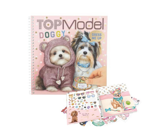 TOPModel Dress Me Up Stickerbook DOGGY