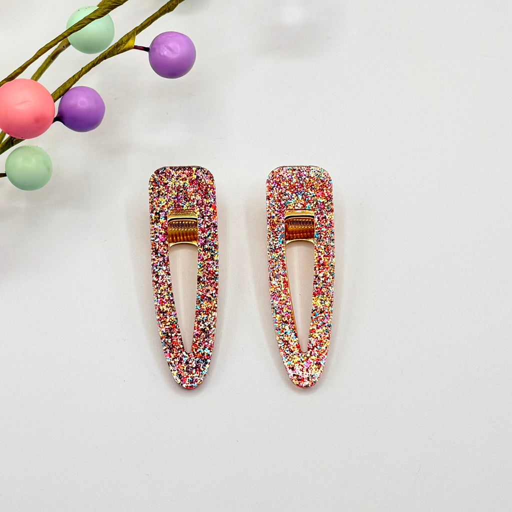 Princess Glitter Hair Clip Set Hair Clips