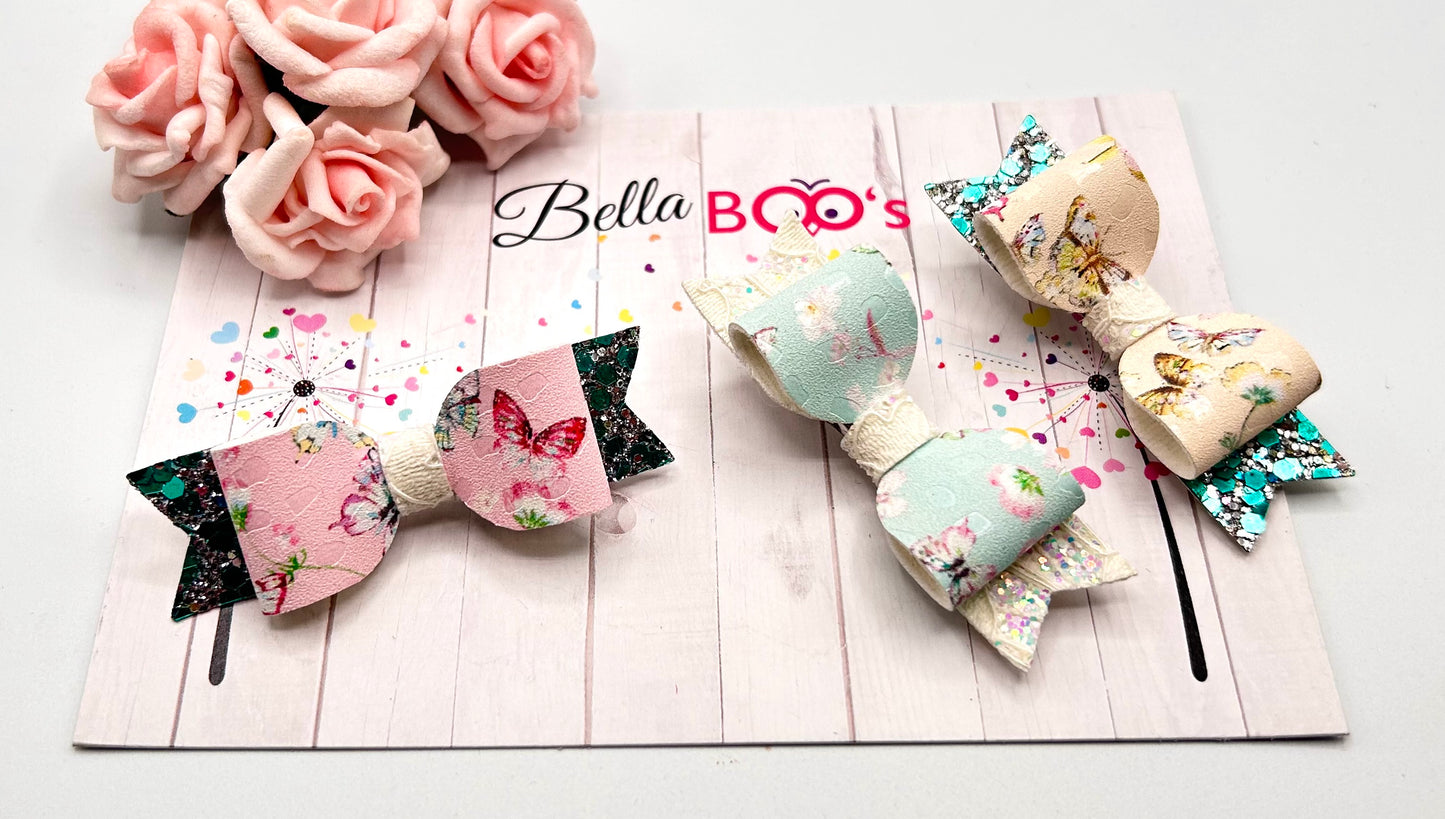 Itsy Bitsy Hair Bow Set - Butterfly Galore