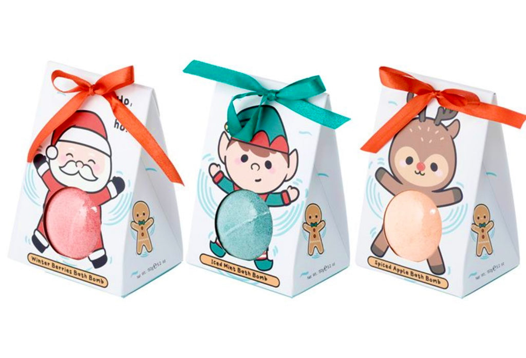 Christmas Festive Friends Bath Bomb in Gift Box Christmas