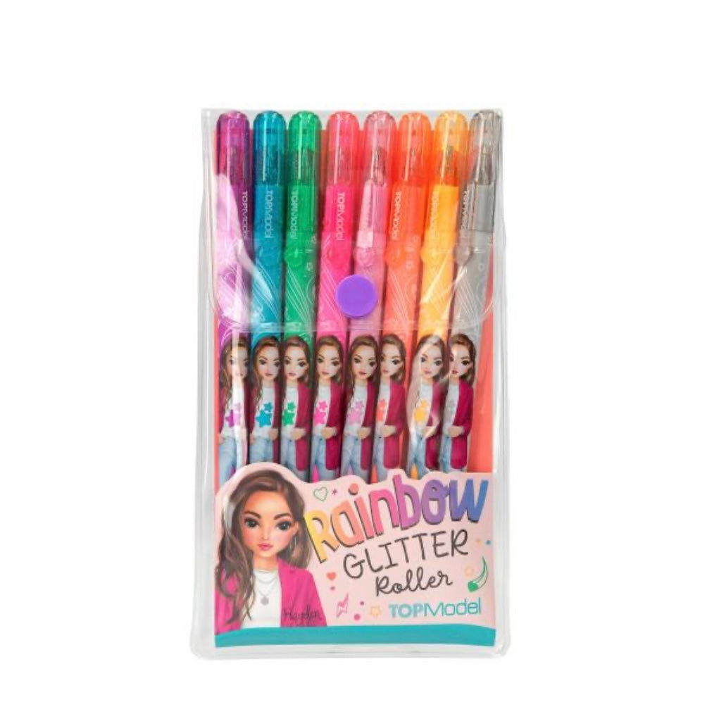 TOPModel Rainbow Glitter Gel Pen Set Stationary