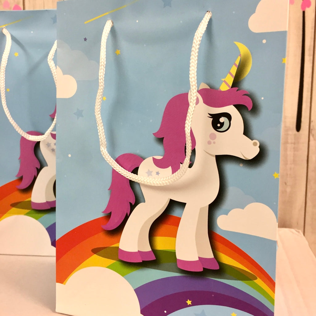 Rainbow Unicorn Gift Bag Gift Bags