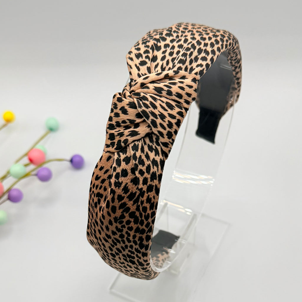 Animal Print Top Knot Hair Band Hair bands