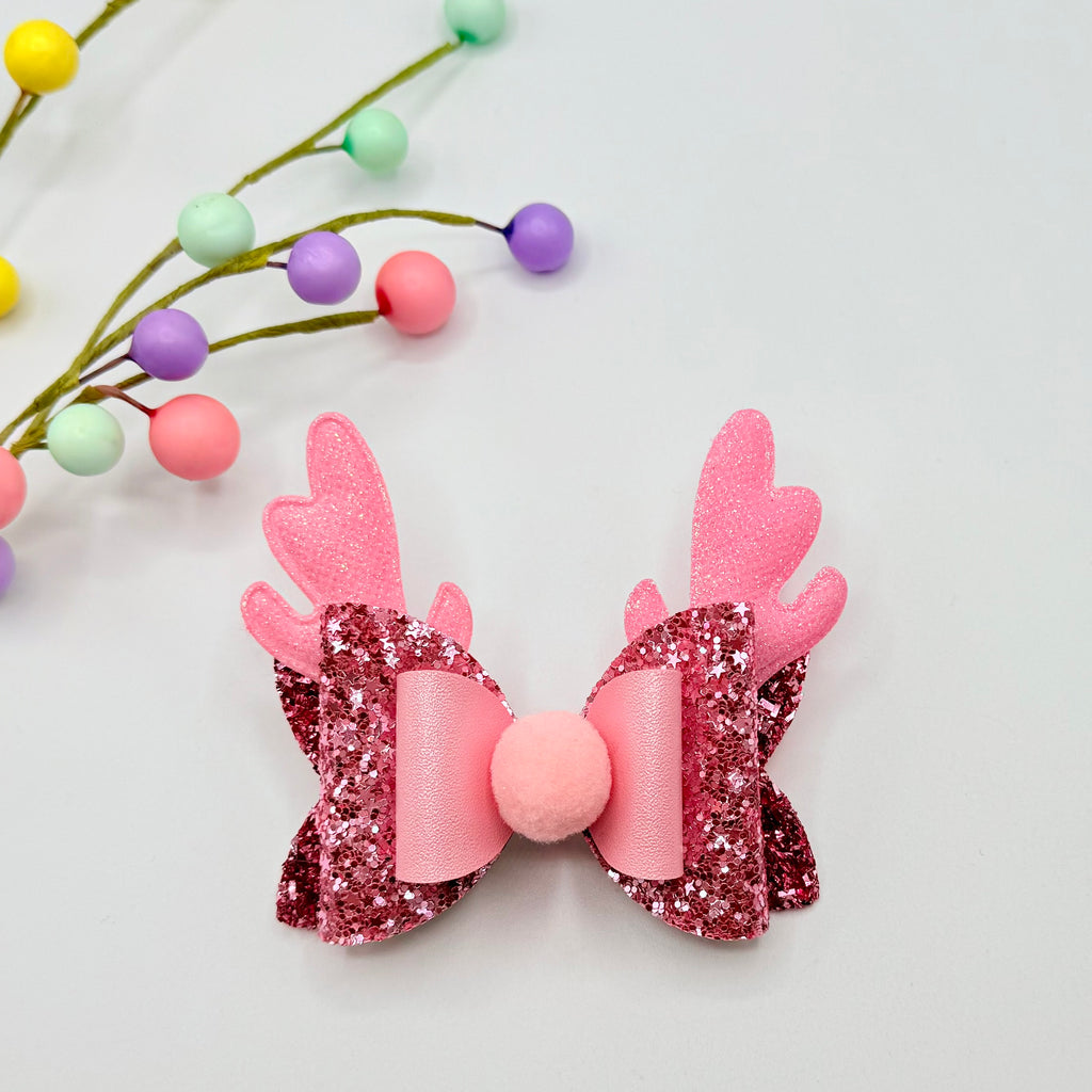 Christmas Pinkie Pie Hair Bow hair bows