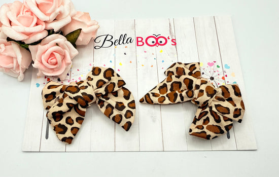 Animal Print Pigtail Set