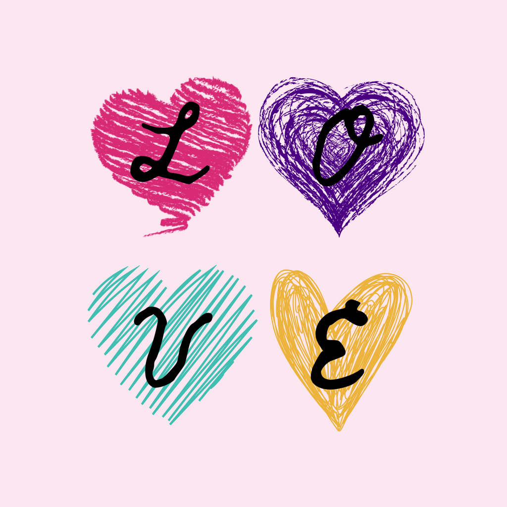 Pink Framed Print Love Hearts Gifting