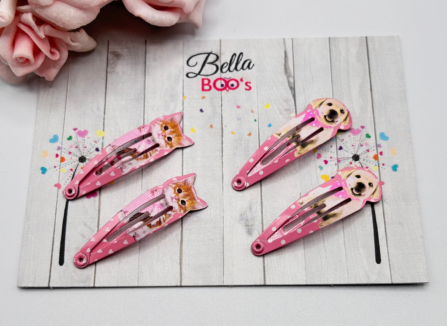 Cutie Animal Hair Clip Sets x2