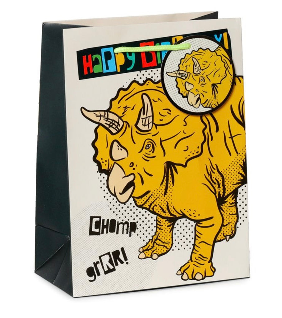 Happy Birthday Dinosauria Gift Bag Gift Bags