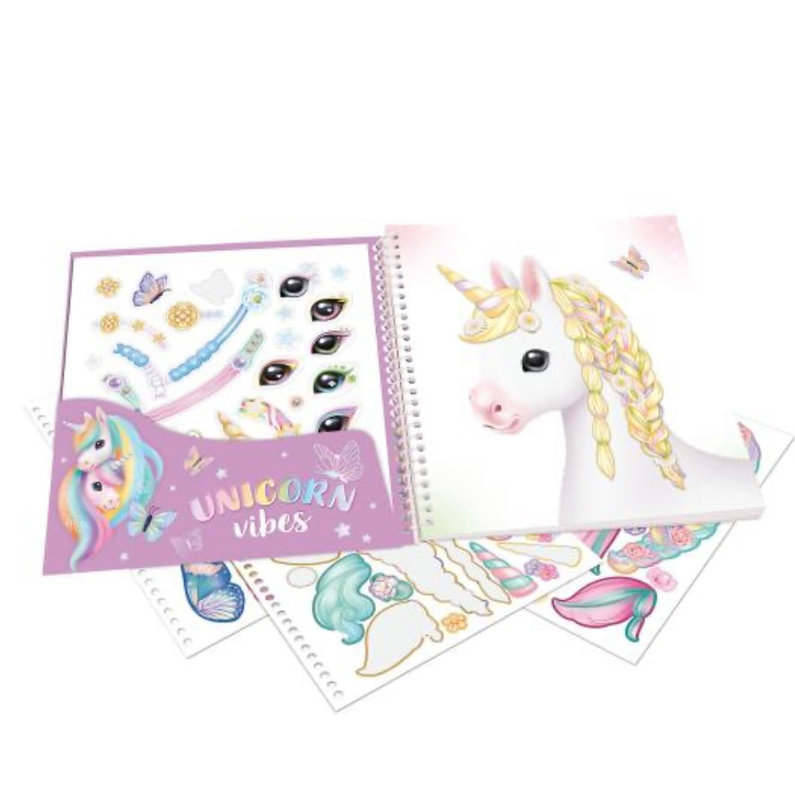 Ylvi Create Your Special Unicorn Dress Me Up Stationary