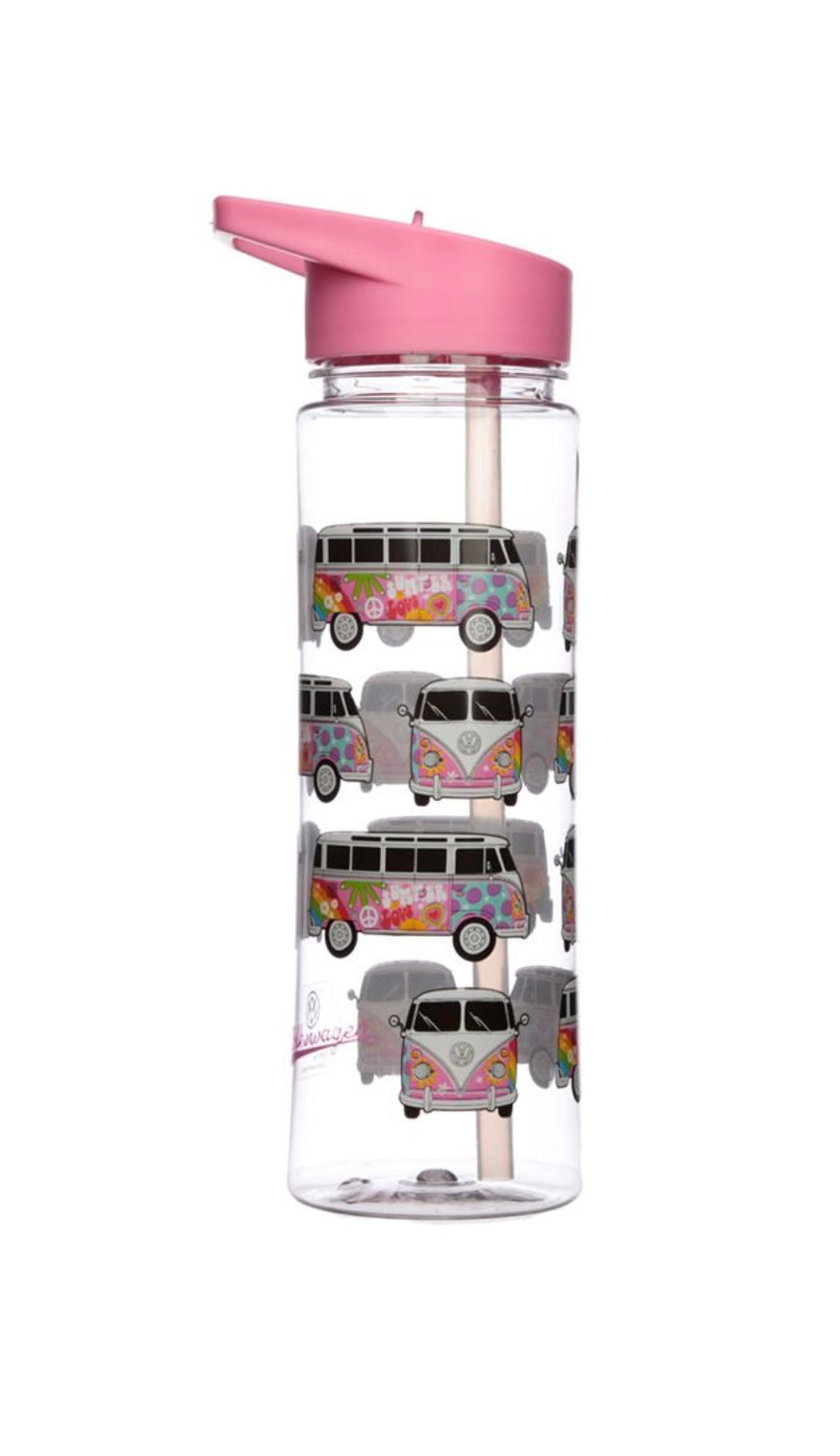 Shatterproof 550ml Water Bottle Volkswagen VW T1 Camper Bus