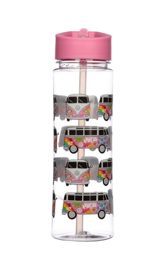 Shatterproof 550ml Water Bottle Volkswagen VW T1 Camper Bus