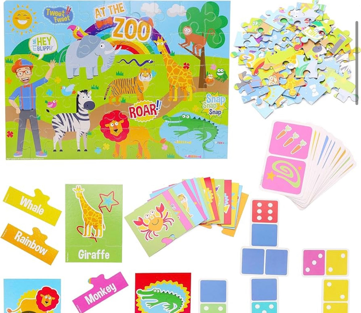 Blippi My First 3 in 1 Jigsaw Puzzles Children's Fun Activity