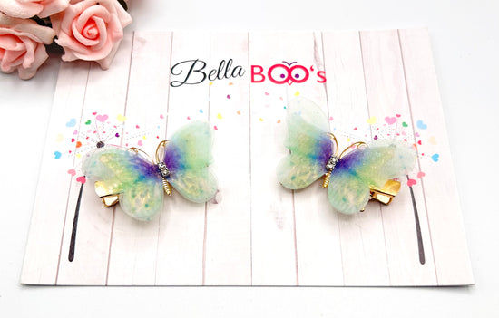 Butterfly Hair Clip Set