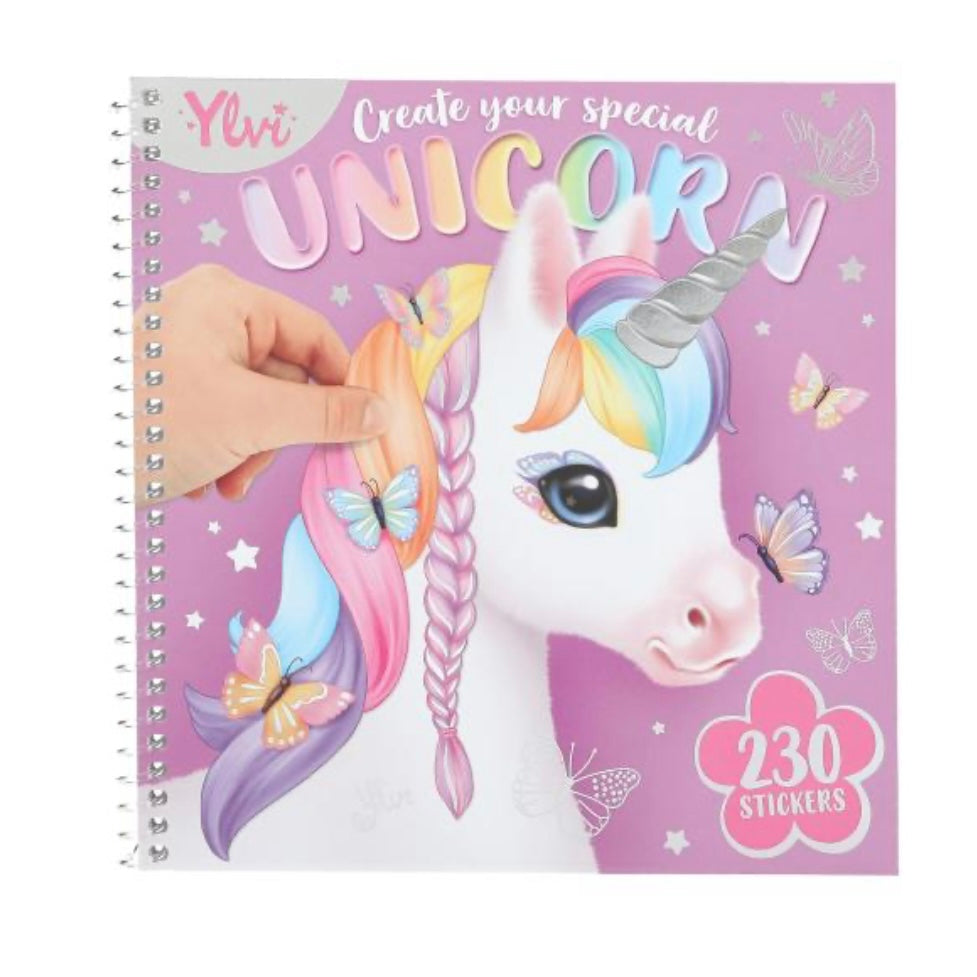 Ylvi Create Your Special Unicorn Dress Me Up Stationary