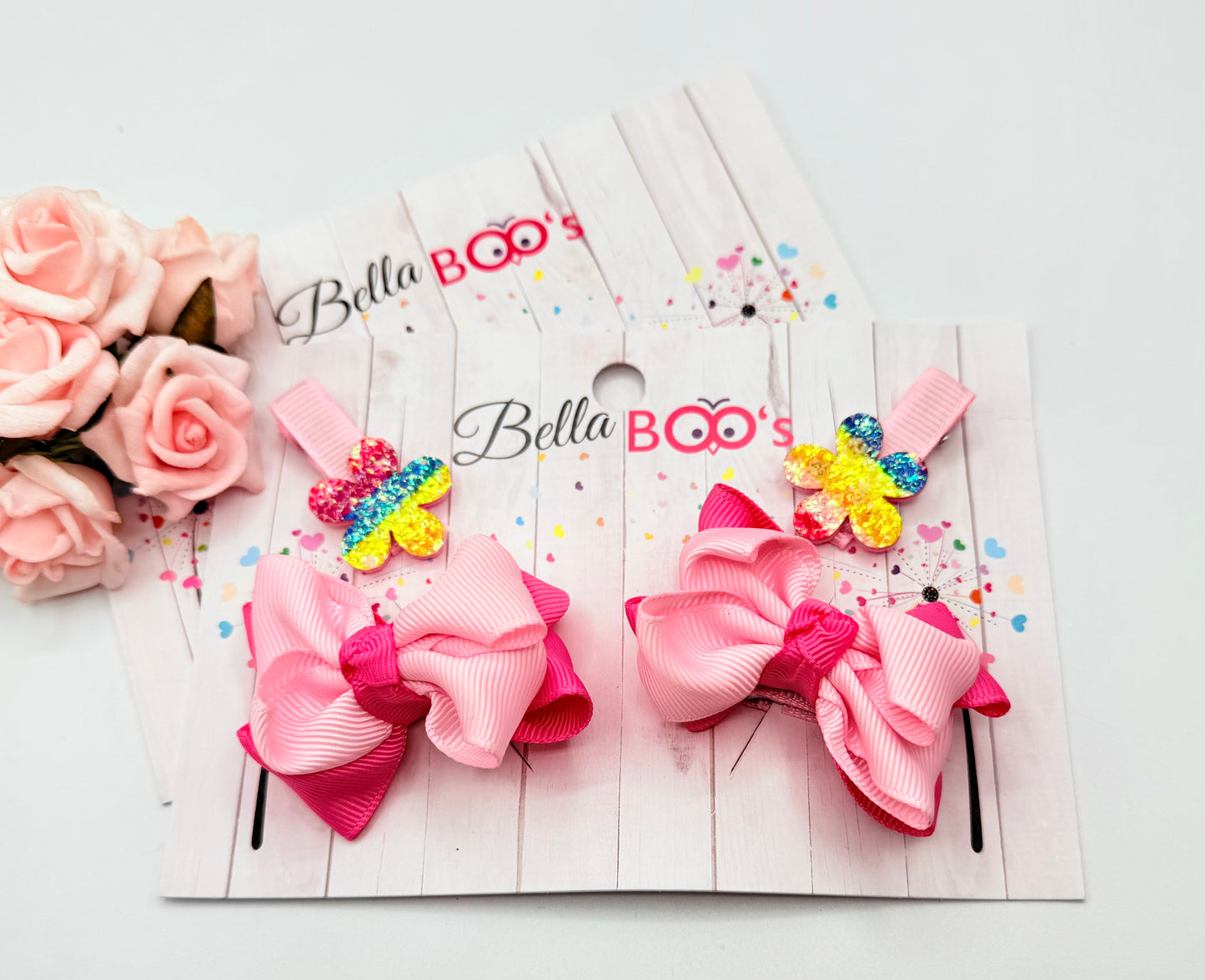 Pinkie Pie Hair Bow & Clip Set