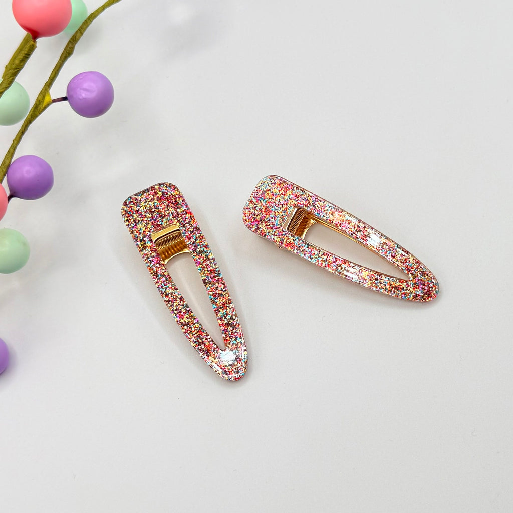 Princess Glitter Hair Clip Set Hair Clips