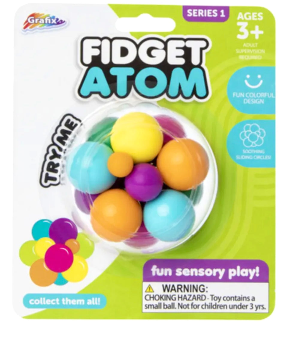 Atom Fidget Toy - Choose From Brights Or Pastels