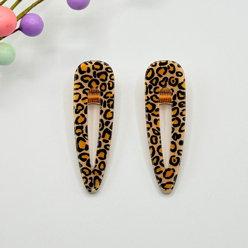 Leopard Hair Clip Set Hair Clips