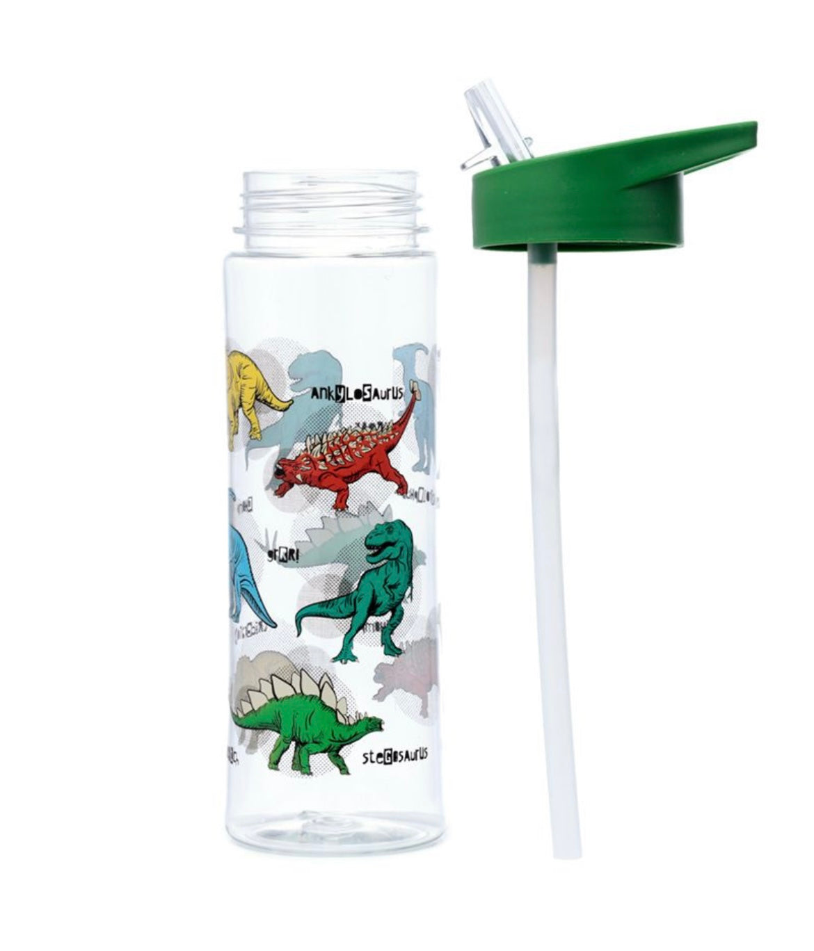 Shatterproof Plastic 550ml Water Bottle Dinosauria