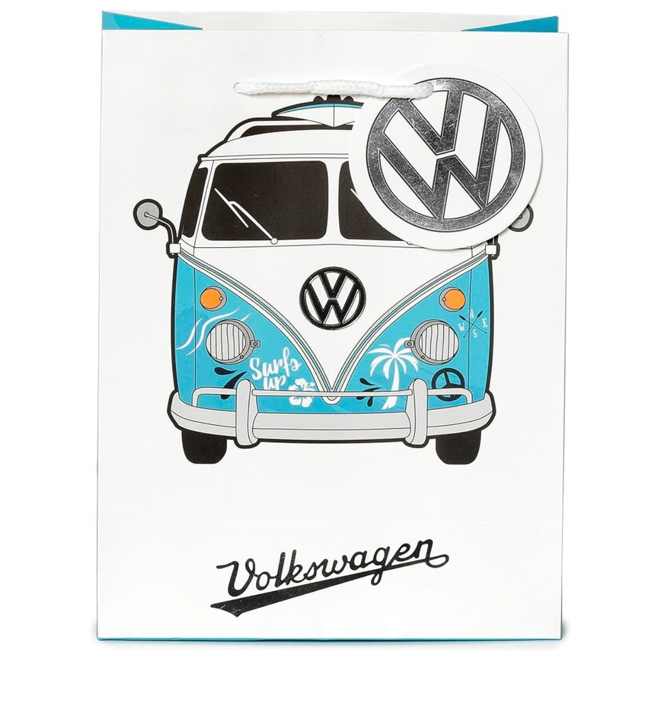 VW Happy Camper Gift Bag - Blue Gift Bags