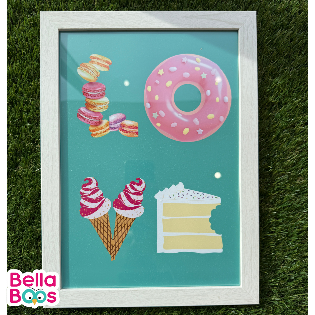 A4 White Framed Print Gifting