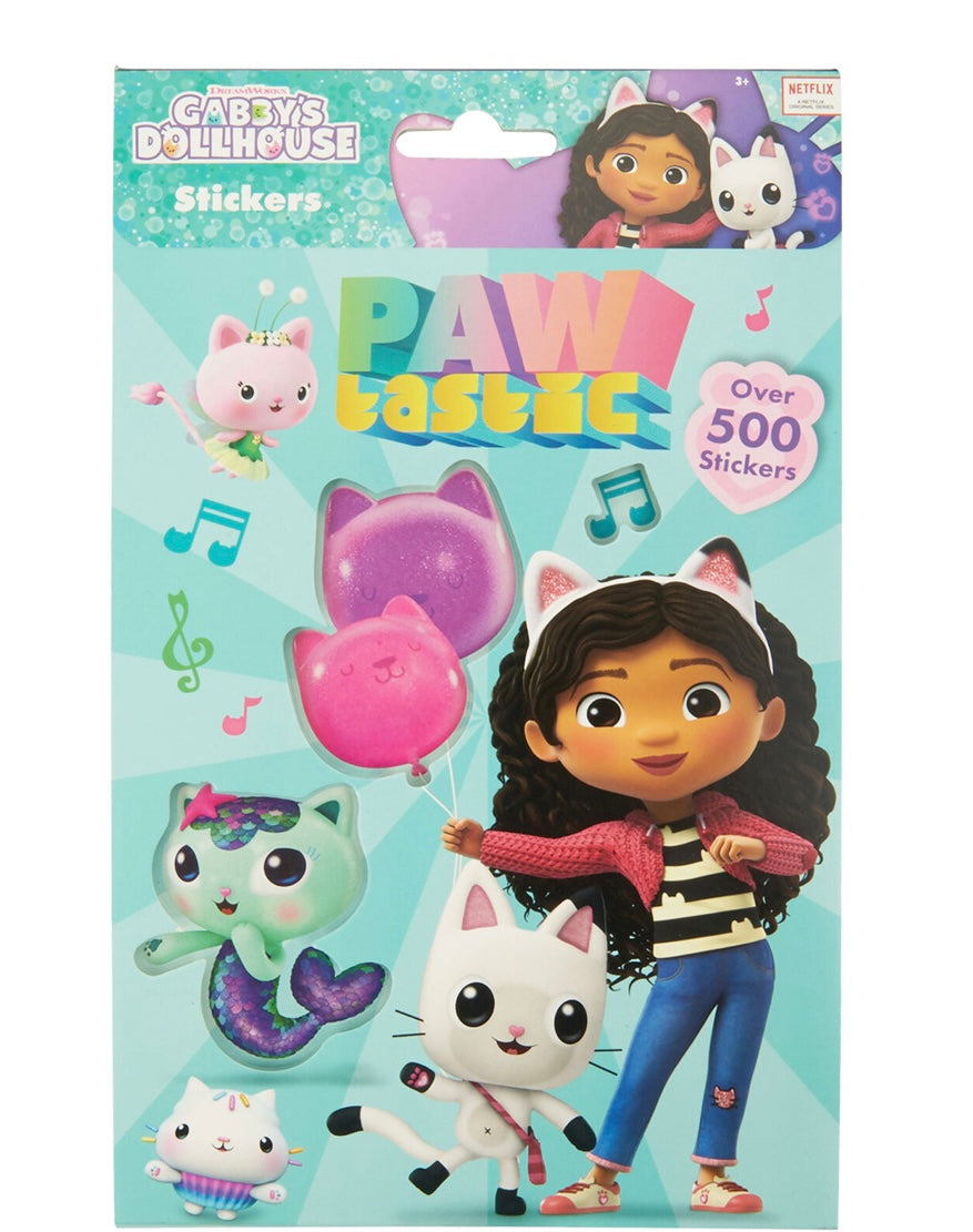 Gabbys Dollhouse 500  Mega Sticker Pack