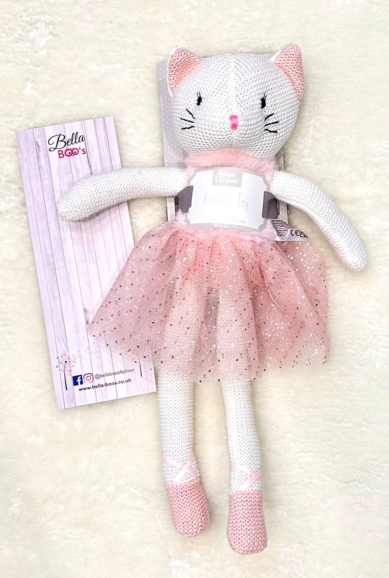 Princess Kitty Knitted Toy