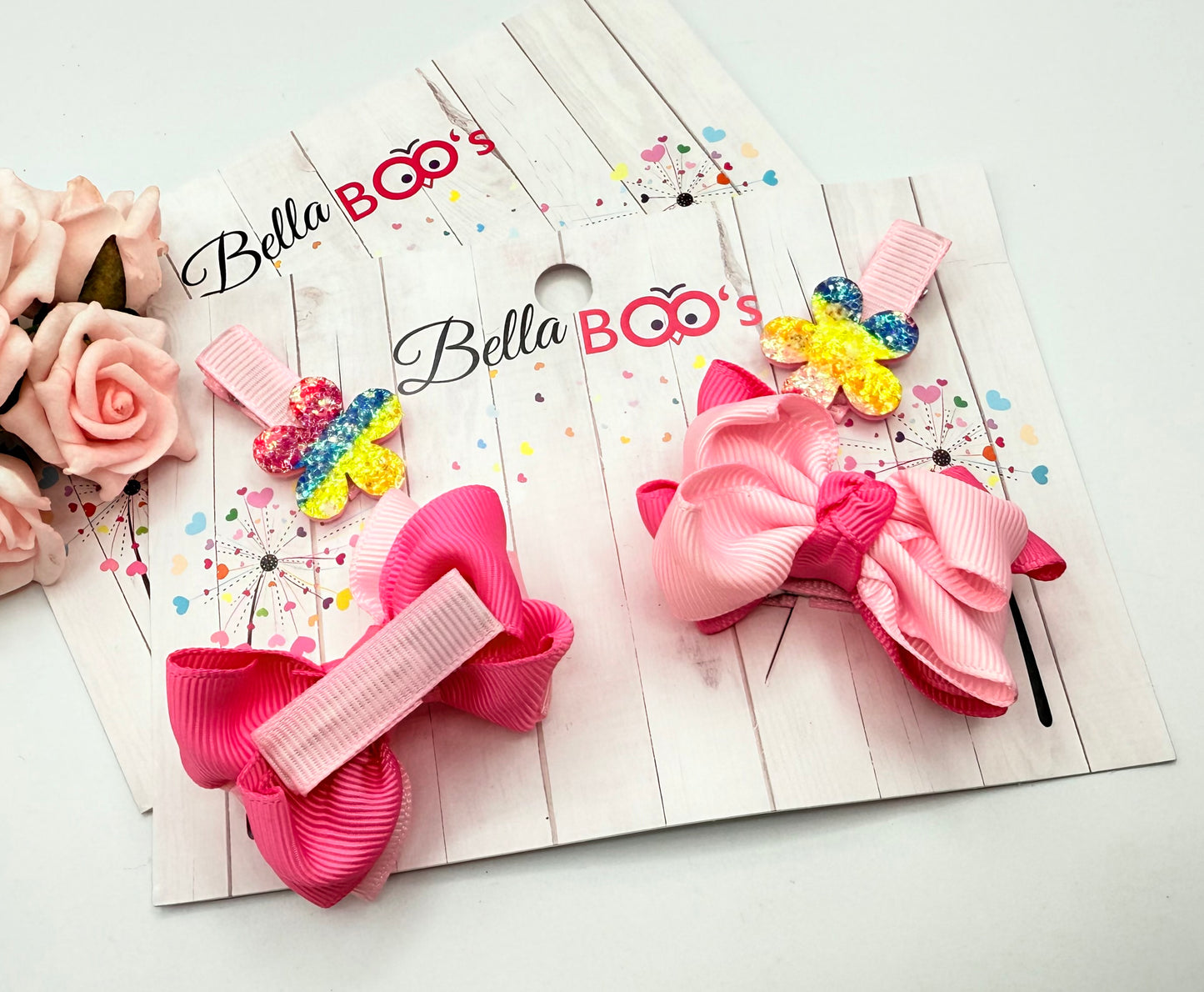 Pinkie Pie Hair Bow & Clip Set