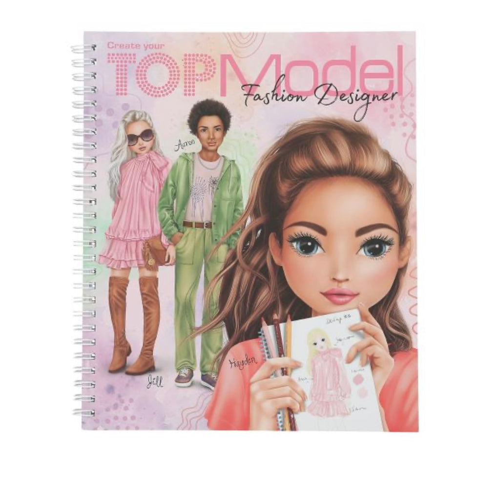 Create Your TOPModel Colouring Book Stationary