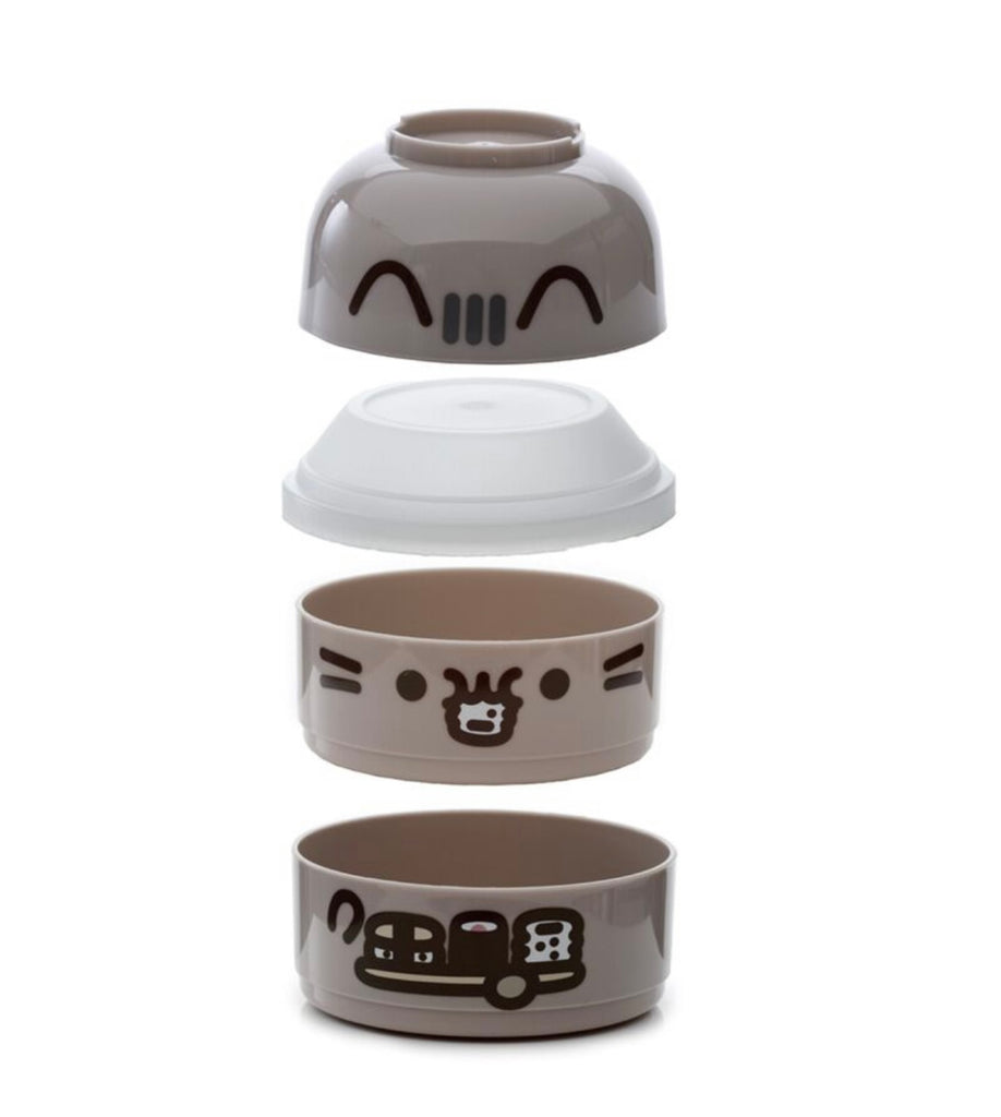 Pusheen the Cat Stacked Round Bento Lunch Box Lunch boxes
