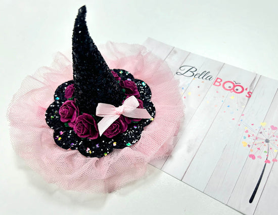 Halloween- Pretty Witches Hat Hair Clip