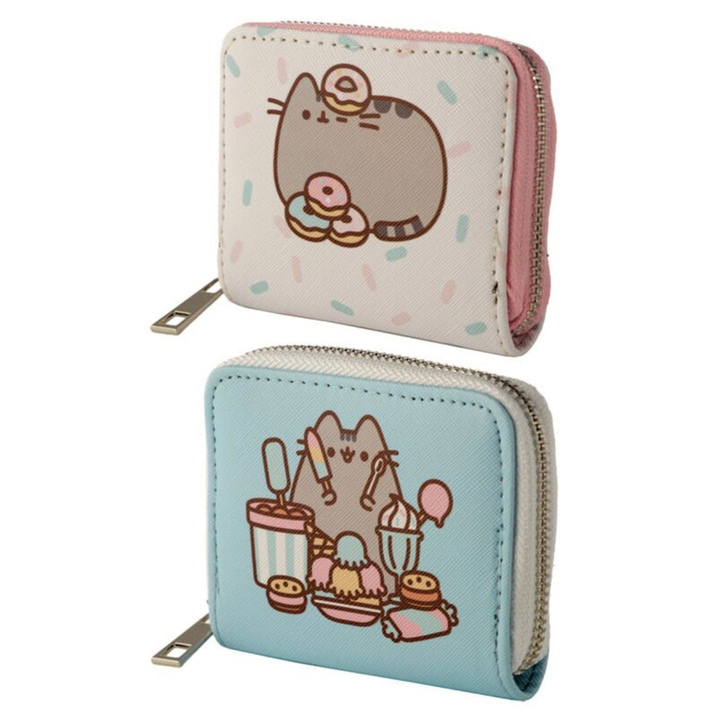 Pusheen Foodie Cat Zip Around Small Wallet Purse in Bags & purses