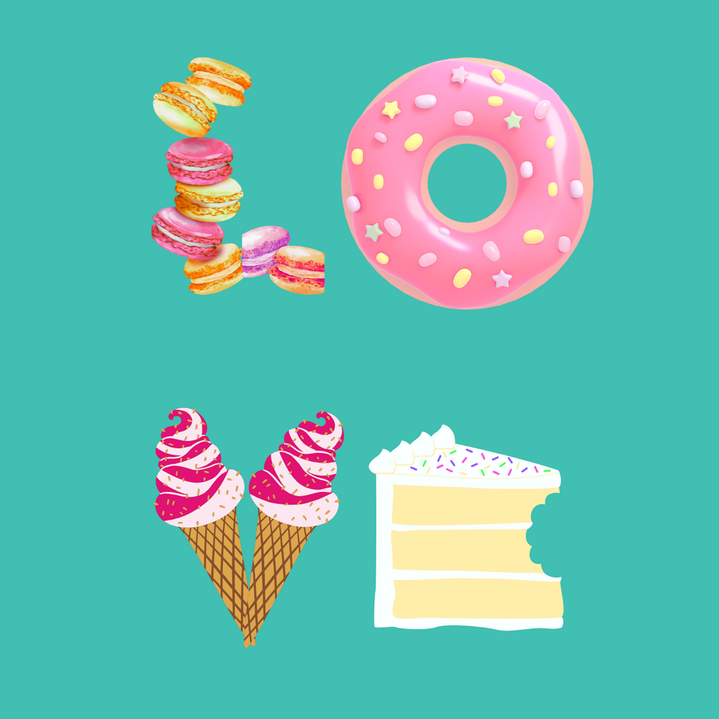 Pink Framed Print Love Food Gifting