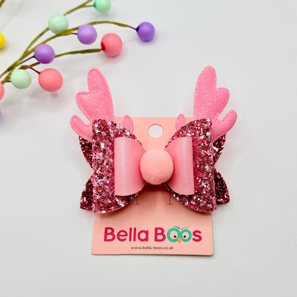 Christmas Pinkie Pie Hair Bow hair bows