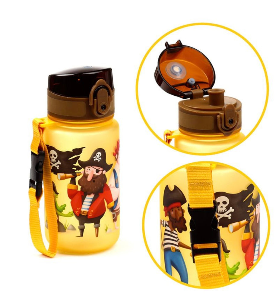 Jolly Rogers Pirates Pop Top 350ml Shatterproof Children's Bottle Drinkware