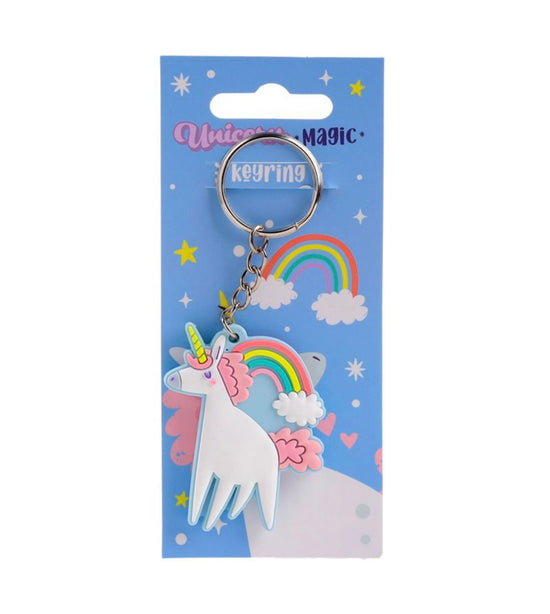 Unicorn Magic Pink PVC Keyring