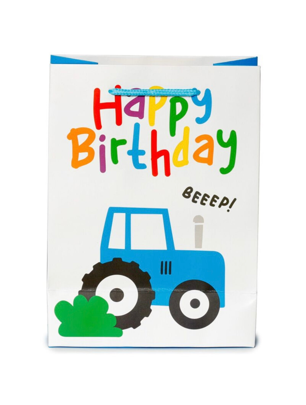 Happy Birthday Little Tractors Gift Bag