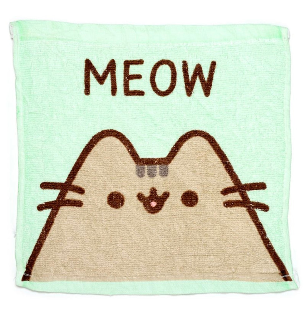 Pusheen the Cat Compressed Travel Towel Turquoise Make Up